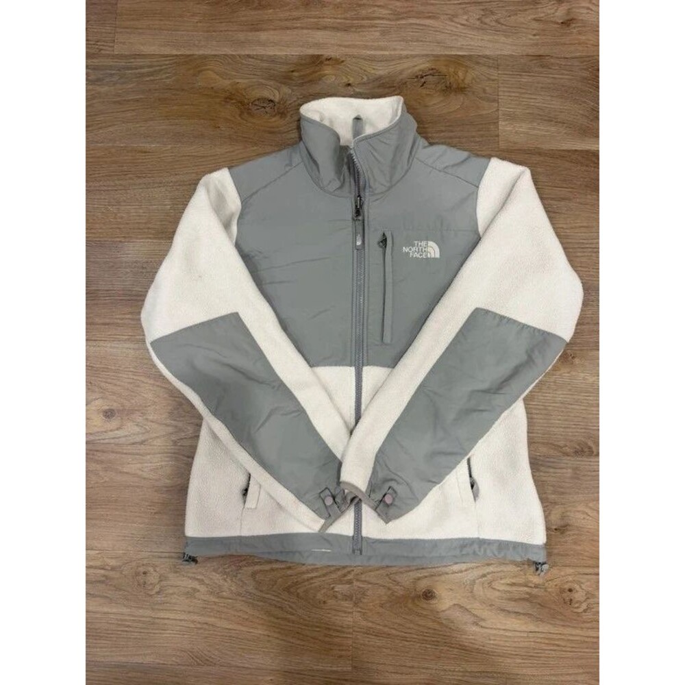 The North Face Women's Denali Fleece Jacket Cream Gray Size Small